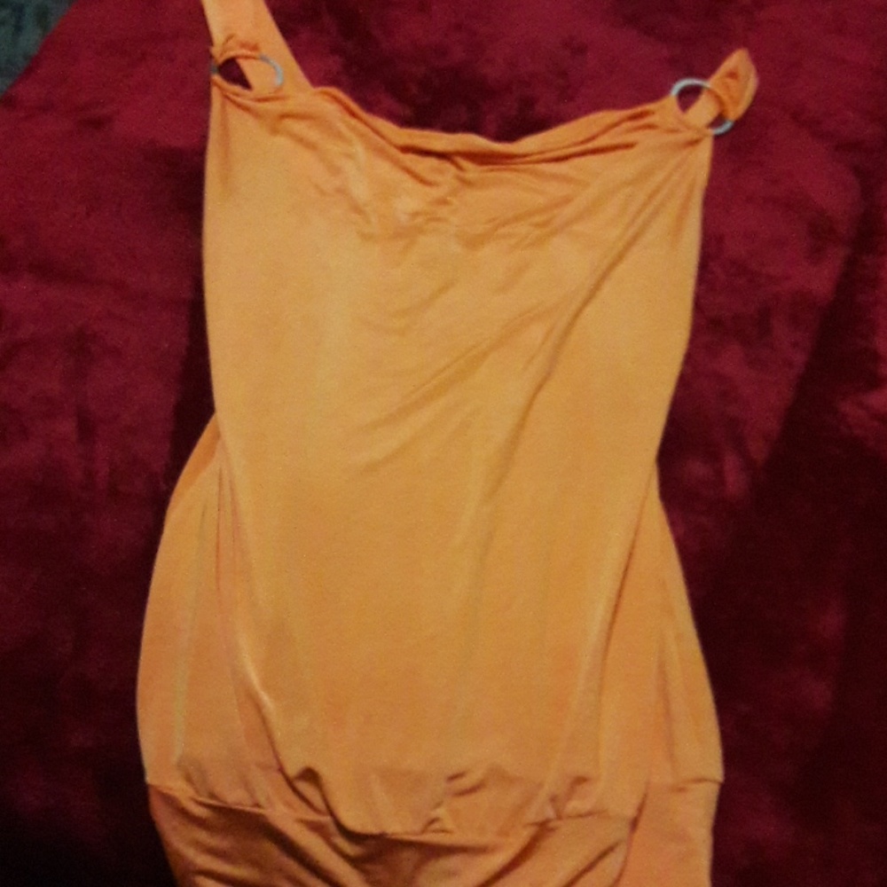 Orange tank tunic like shirt